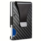 RFID Wallet For Men Pop Up Minimalist Wallet Thin Slim Bank Card Case Small Black Purse Vallet Gift for Men