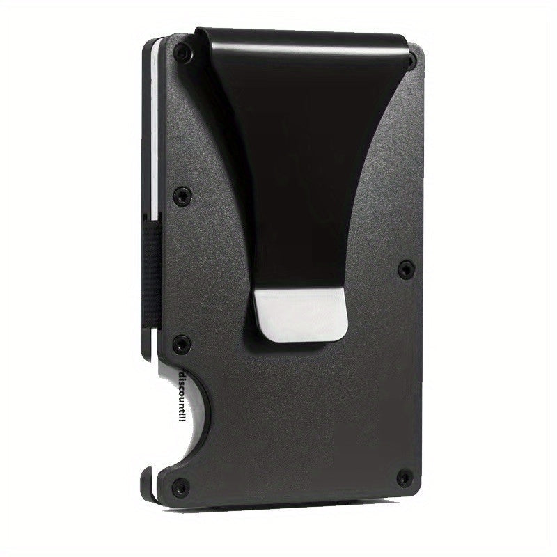 RFID Wallet For Men Pop Up Minimalist Wallet Thin Slim Bank Card Case Small Black Purse Vallet Gift for Men