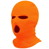 Foxeve 3 Hole Knitted Ski Mask Full Face for Winter Balaclava Face Cover for Outdoor Sports Ski Mask for Men and Women