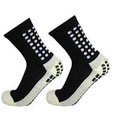 Foxeve Grip Socks Men's Football Soccer Socks Non Slip Grip Pads for Basketball Sports