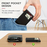 Wallet for Men RFID Automatic Pop Up Credit Card Holder Minimalist Blocking Business